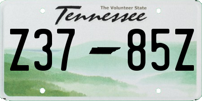 TN license plate Z3785Z