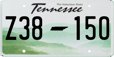 TN license plate Z3815O