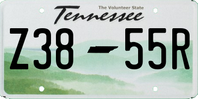 TN license plate Z3855R
