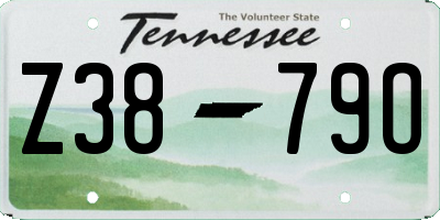 TN license plate Z3879O