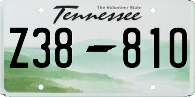 TN license plate Z3881O