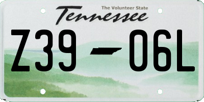 TN license plate Z3906L