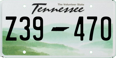 TN license plate Z3947O
