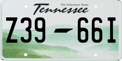 TN license plate Z3966I