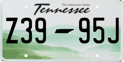 TN license plate Z3995J