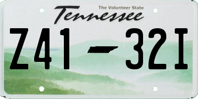 TN license plate Z4132I