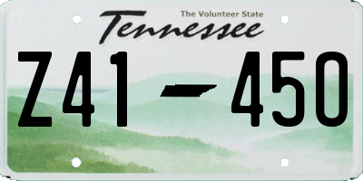 TN license plate Z4145O