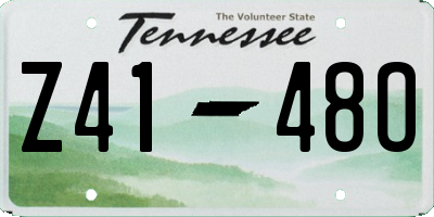 TN license plate Z4148O