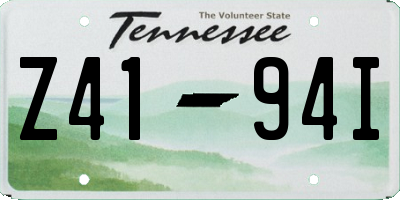 TN license plate Z4194I