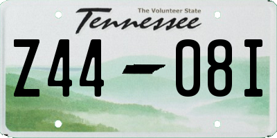 TN license plate Z4408I