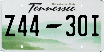 TN license plate Z4430I