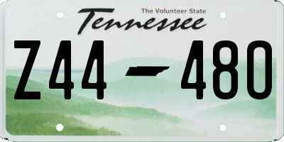 TN license plate Z4448O