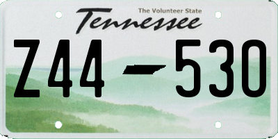 TN license plate Z4453O