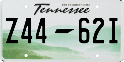 TN license plate Z4462I