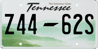 TN license plate Z4462S