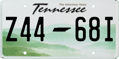 TN license plate Z4468I