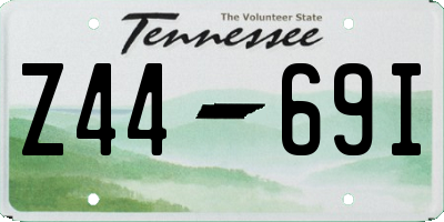 TN license plate Z4469I