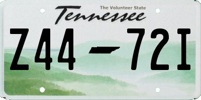TN license plate Z4472I