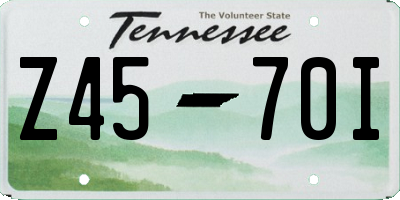 TN license plate Z4570I
