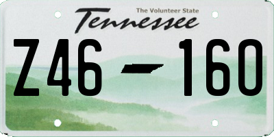 TN license plate Z4616O