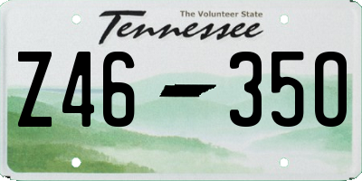 TN license plate Z4635O