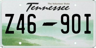 TN license plate Z4690I