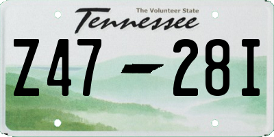 TN license plate Z4728I