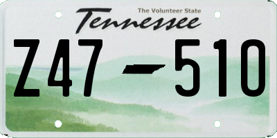 TN license plate Z4751O