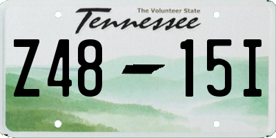 TN license plate Z4815I
