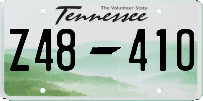 TN license plate Z4841O