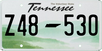 TN license plate Z4853O