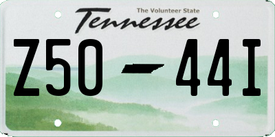 TN license plate Z5044I