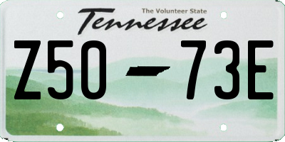 TN license plate Z5073E
