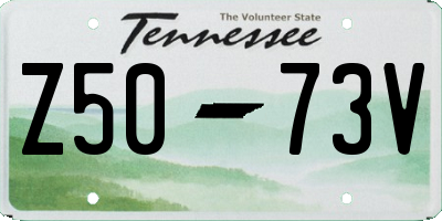 TN license plate Z5073V