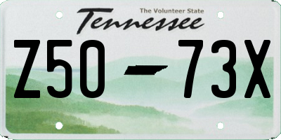 TN license plate Z5073X