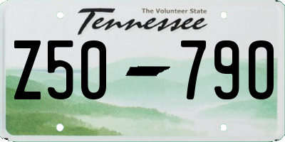 TN license plate Z5079O