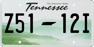 TN license plate Z5112I