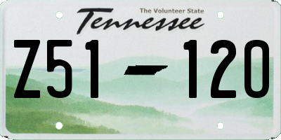 TN license plate Z5112O