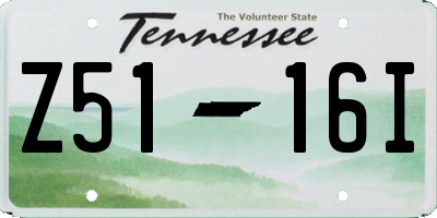TN license plate Z5116I