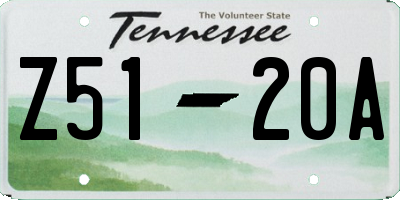 TN license plate Z5120A