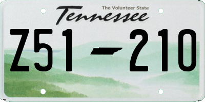 TN license plate Z5121O