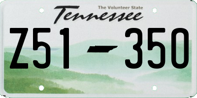 TN license plate Z5135O