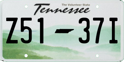 TN license plate Z5137I