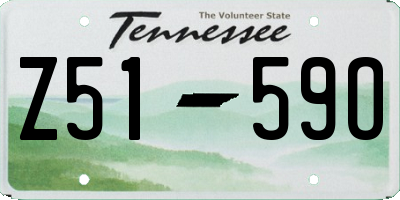 TN license plate Z5159O