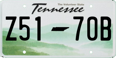 TN license plate Z5170B