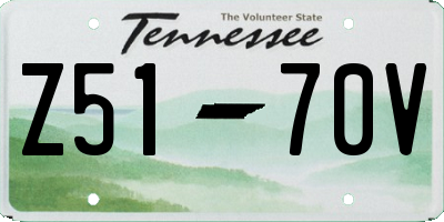 TN license plate Z5170V