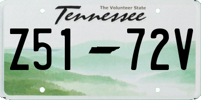 TN license plate Z5172V