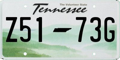 TN license plate Z5173G