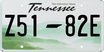 TN license plate Z5182E