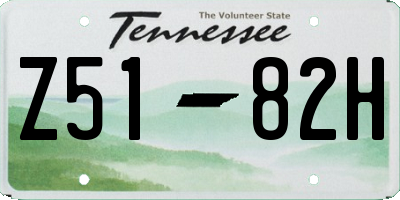 TN license plate Z5182H